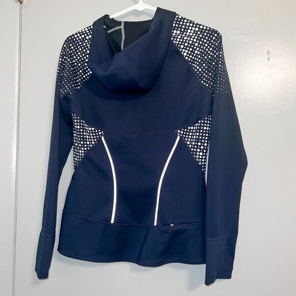 Athleta Women's Running Wild Navy Blue Half Zip Scuba Hoodie 2.0 Size XS - Picture 6 of 7